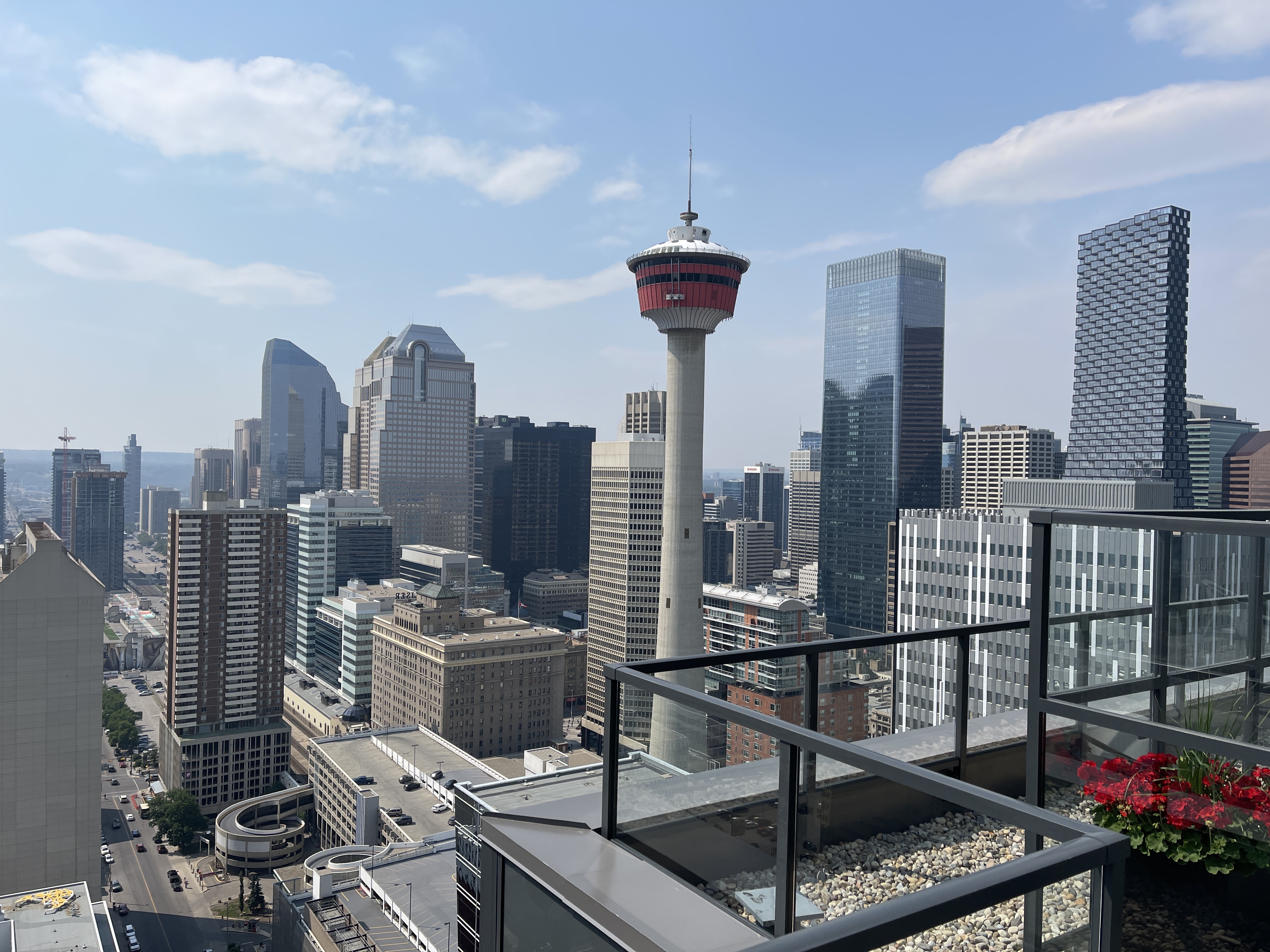 Rooftop Views of Downtown Calgary